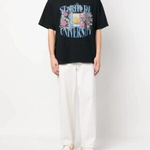 rhode floral slogan tee multicolor