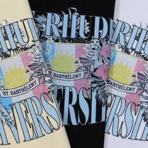 rhode floral slogan tee multicolor