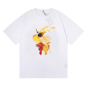 rhude t shirt abstract graphic multi