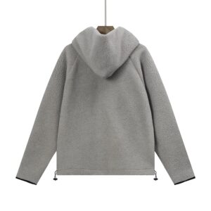 essentials fleece hoodie black/grey