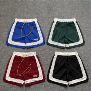 rhude colorblock shorts multicolor