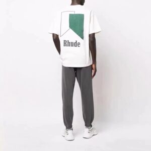 rhude colorblock graphic tee multicolor