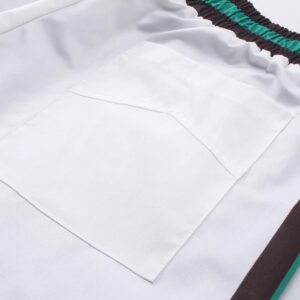 rhude embroidered block shorts multicolor