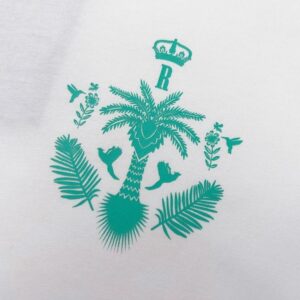 rhude multicolor print tee