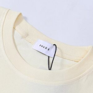 rhude racing logo t shirt multi