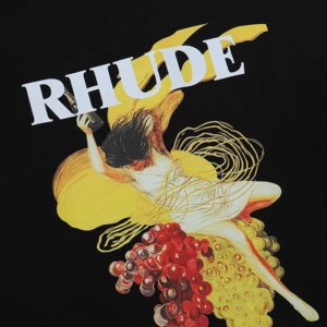 rhude t shirt abstract graphic multi