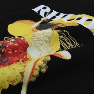 rhude t shirt abstract graphic multi