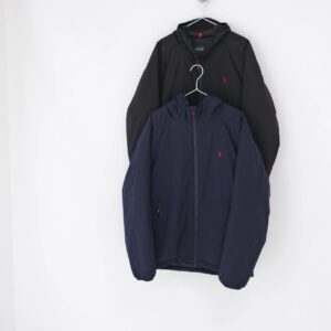 ralph lauren polo puffer coat black
