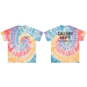 gallery dept tie dye t shirt multicolor