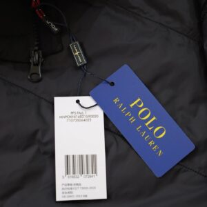 ralph lauren polo puffer coat black