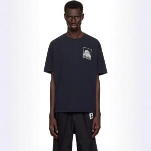 rhude sunset print t shirt multicolor