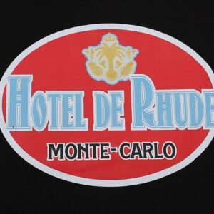 rhude logo tee multicolor