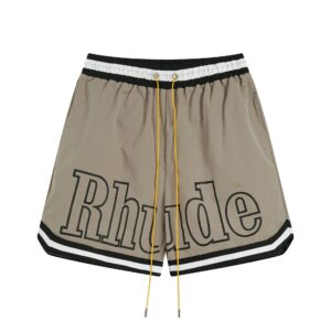 rhude two tone mesh shorts multicolor
