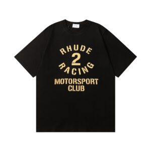 rhude motorsport club t shirt black