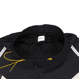 rhude colorblock drawstring shorts blue