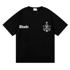 rhude island palm graphic tee multicolor