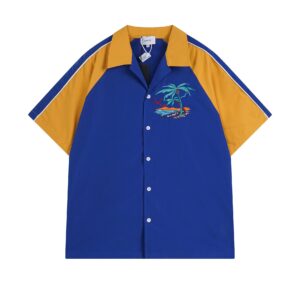 rhude palm tree embroidery set multicolor