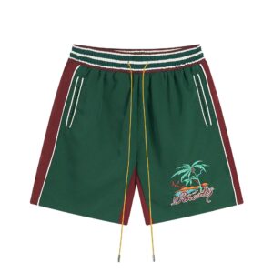 rhude palm tree embroidery set multicolor