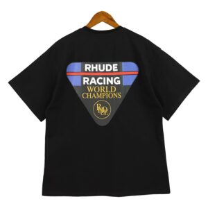rhude logo tee multicolor