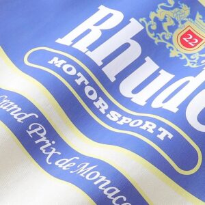 rhude motorsport badge t shirt multicolor