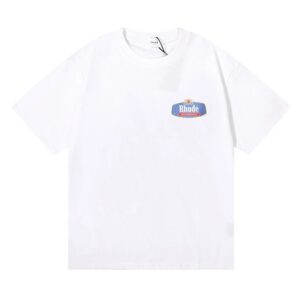 rhude motorsport badge t shirt multicolor