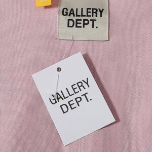 gallery dept gold print t shirt pink