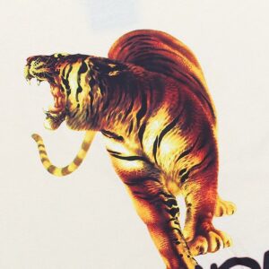 rhude tiger print t shirt multicolor