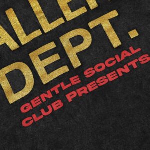 gallery dept printed wash tee black