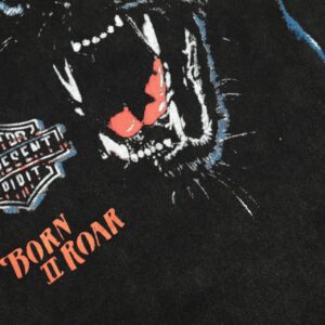 represent panther washed tee black