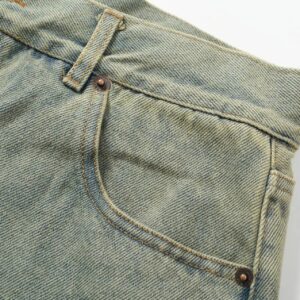 acne studios vintage wide leg jeans grey