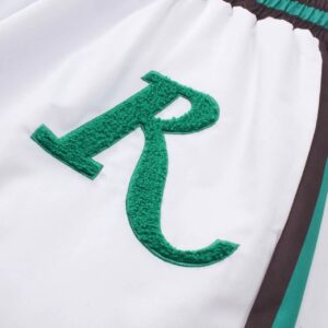 rhude embroidered block shorts multicolor