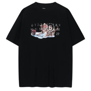 maison margiela cotton tee multicolor