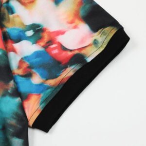 corteiz crowd print t shirt multi