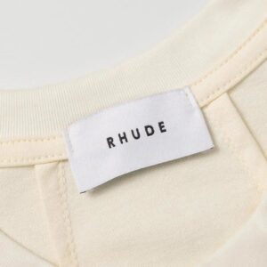 rhude panther print tee multicolor