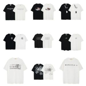 maison margiela cotton tee multicolor
