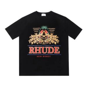 rhude logo t shirt multicolor