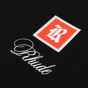 rhude monaco print t shirt multicolor