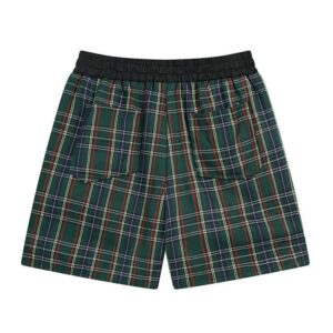 rhude plaid mesh shorts multicolor