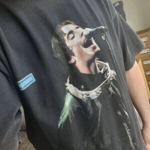 represent washed band t shirt black