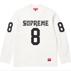 supreme satin hooded sweatshirt white red