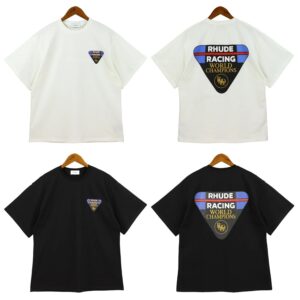 rhude logo tee multicolor