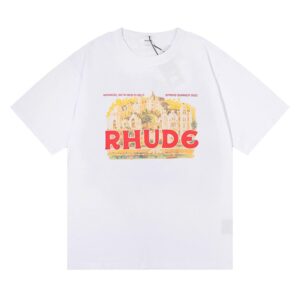 rhude castle print tee multi