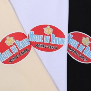 rhude logo tee multicolor