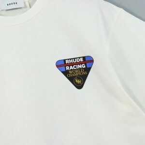rhude logo tee multicolor