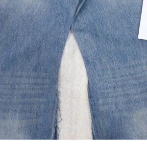 mm6 flared jeans blue