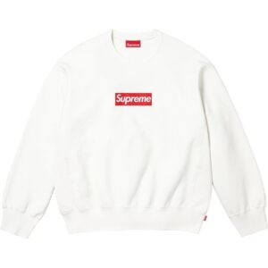 supreme satin hooded sweatshirt white red
