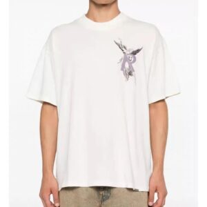represent angel graphic t shirt black