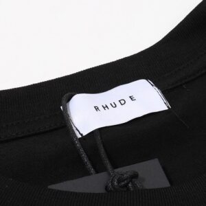 rhude monaco print t shirt multicolor