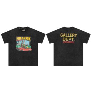 gallery dept printed wash tee black