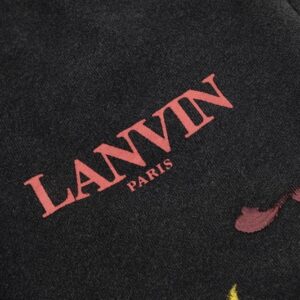 lanvin paint splatter shorts multi color
